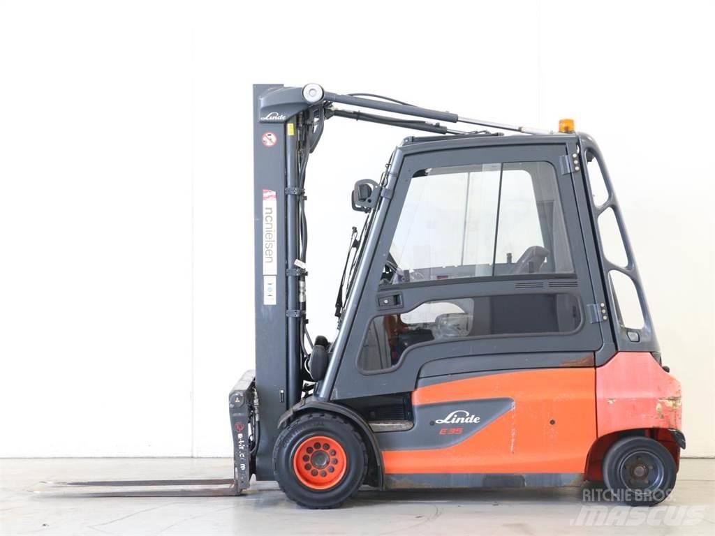 Linde E35L/387 شاحنات ذات رافعات شوكية تعمل بالكهرباء