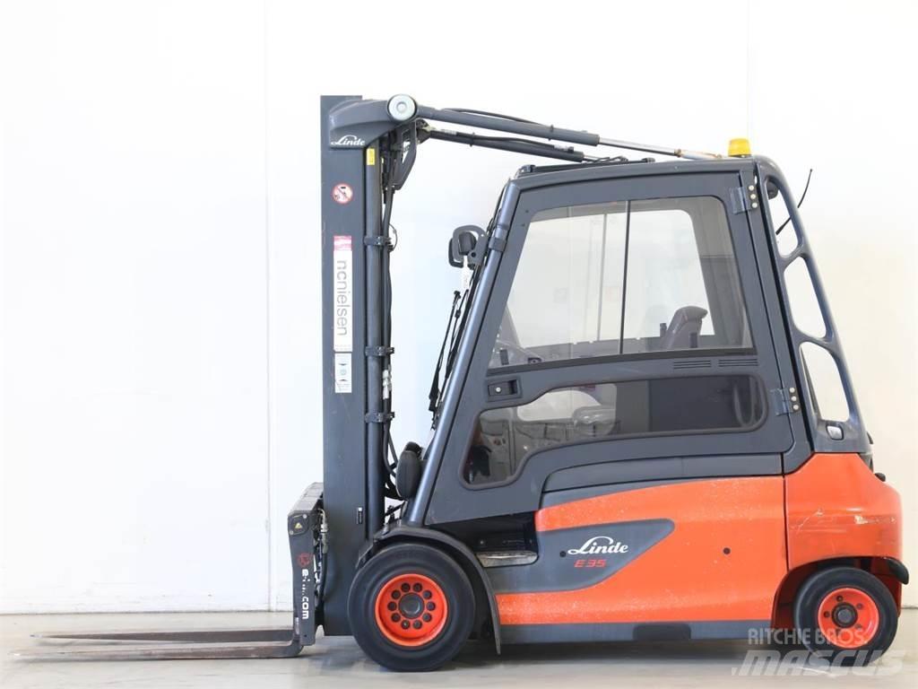 Linde E35L/387 شاحنات ذات رافعات شوكية تعمل بالكهرباء