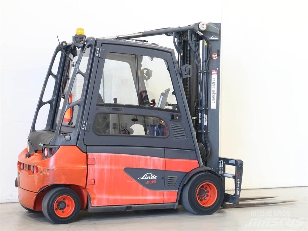 Linde E35L/387 شاحنات ذات رافعات شوكية تعمل بالكهرباء