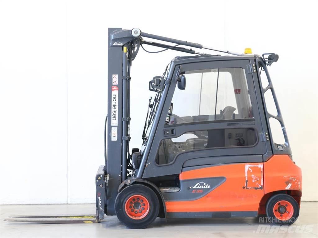 Linde E35L/387 شاحنات ذات رافعات شوكية تعمل بالكهرباء