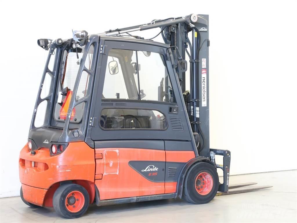 Linde E35L/387 شاحنات ذات رافعات شوكية تعمل بالكهرباء