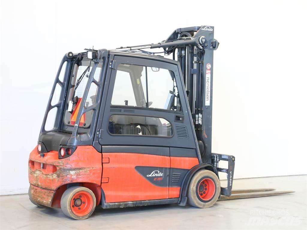 Linde E35L/387 شاحنات ذات رافعات شوكية تعمل بالكهرباء