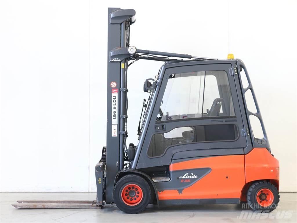 Linde E35L/387 شاحنات ذات رافعات شوكية تعمل بالكهرباء