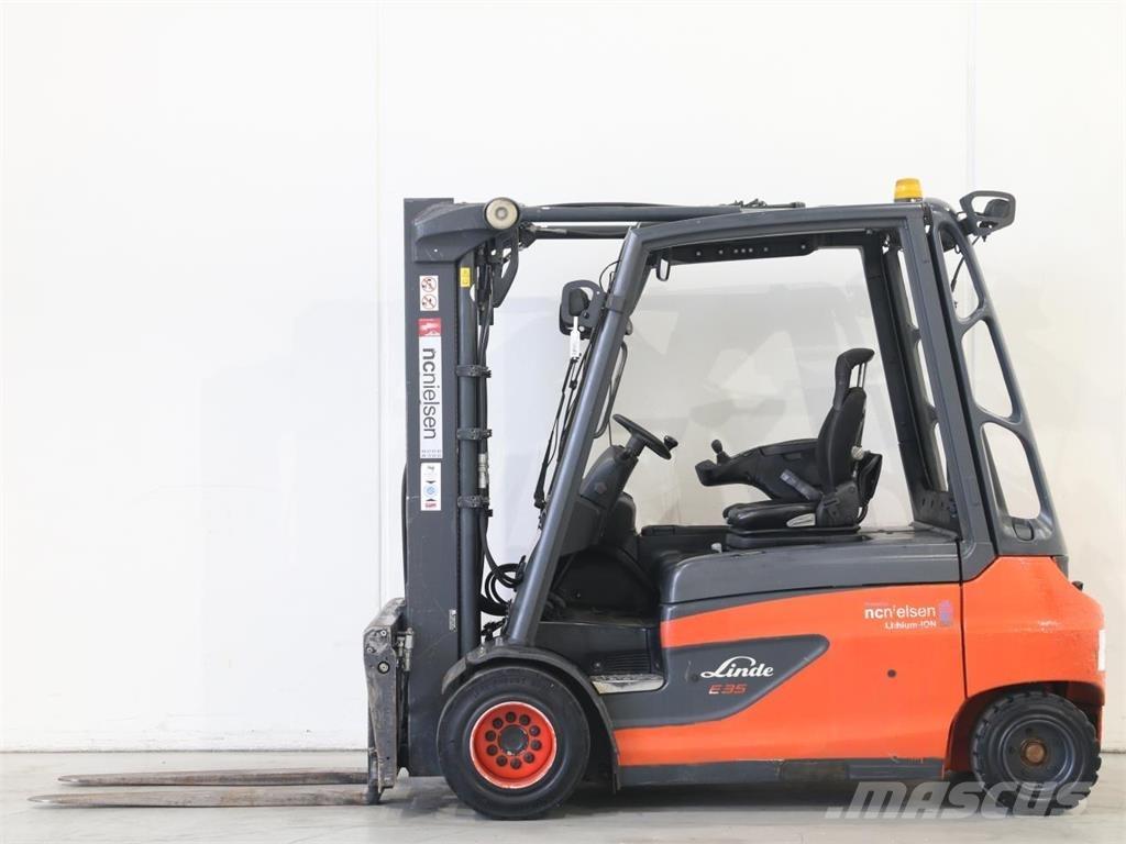 Linde E35L/387 شاحنات ذات رافعات شوكية تعمل بالكهرباء