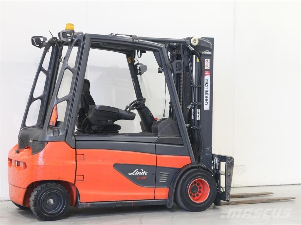 Linde E35L/387 شاحنات ذات رافعات شوكية تعمل بالكهرباء