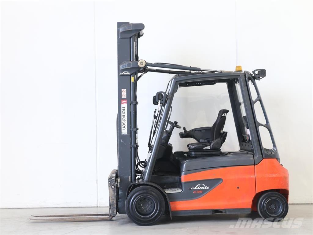 Linde E35L/387 شاحنات ذات رافعات شوكية تعمل بالكهرباء