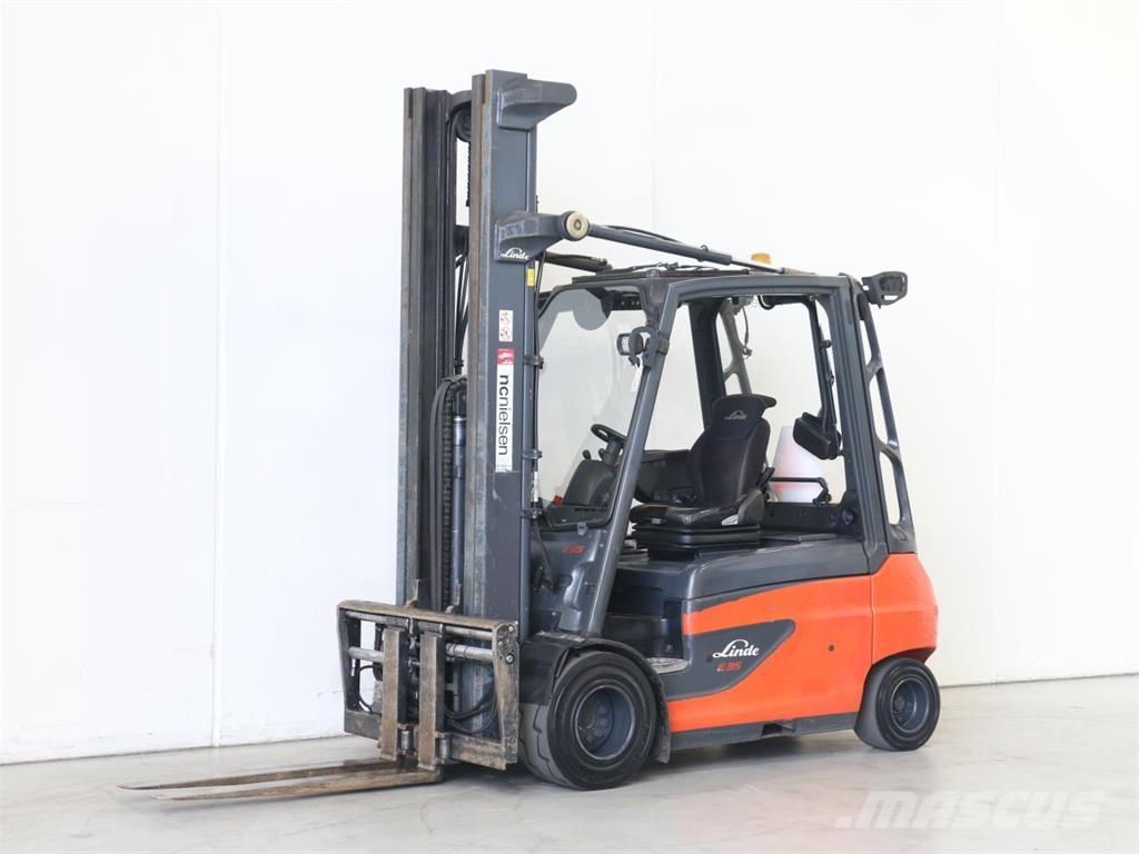 Linde E35L/387 شاحنات ذات رافعات شوكية تعمل بالكهرباء