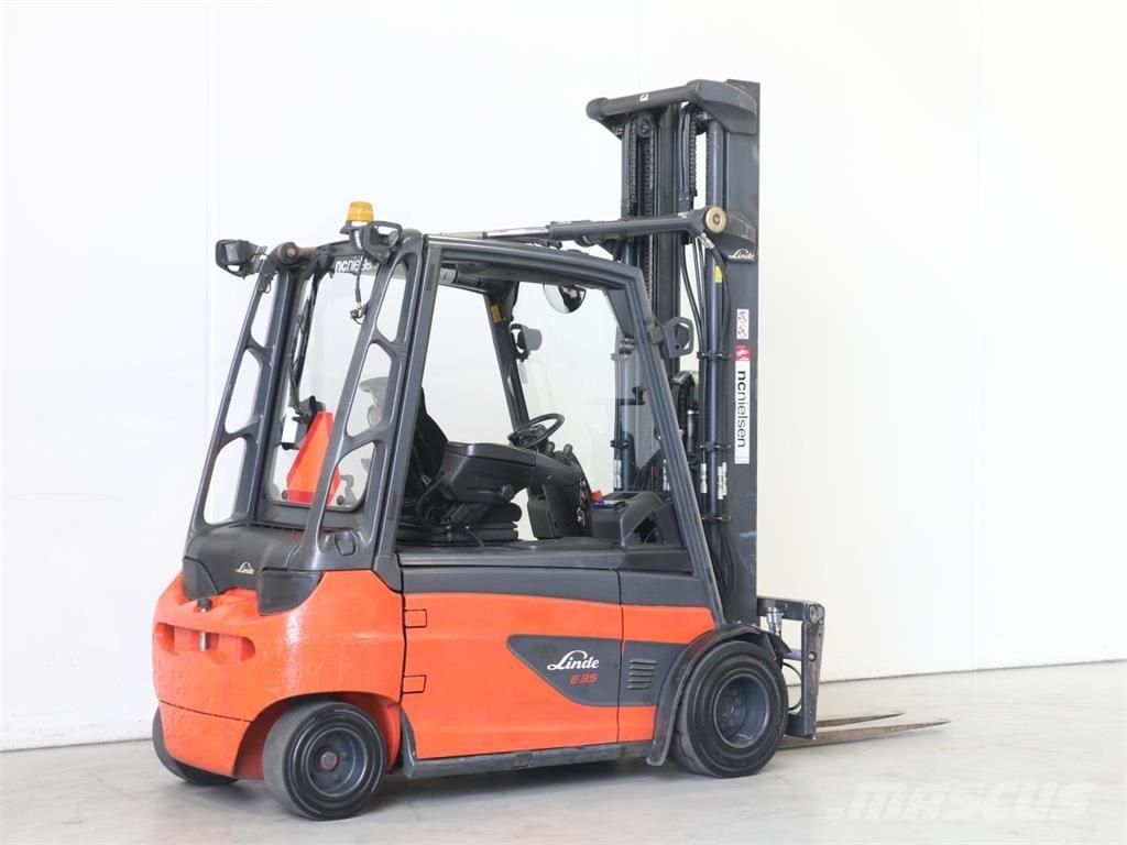 Linde E35L/387 شاحنات ذات رافعات شوكية تعمل بالكهرباء