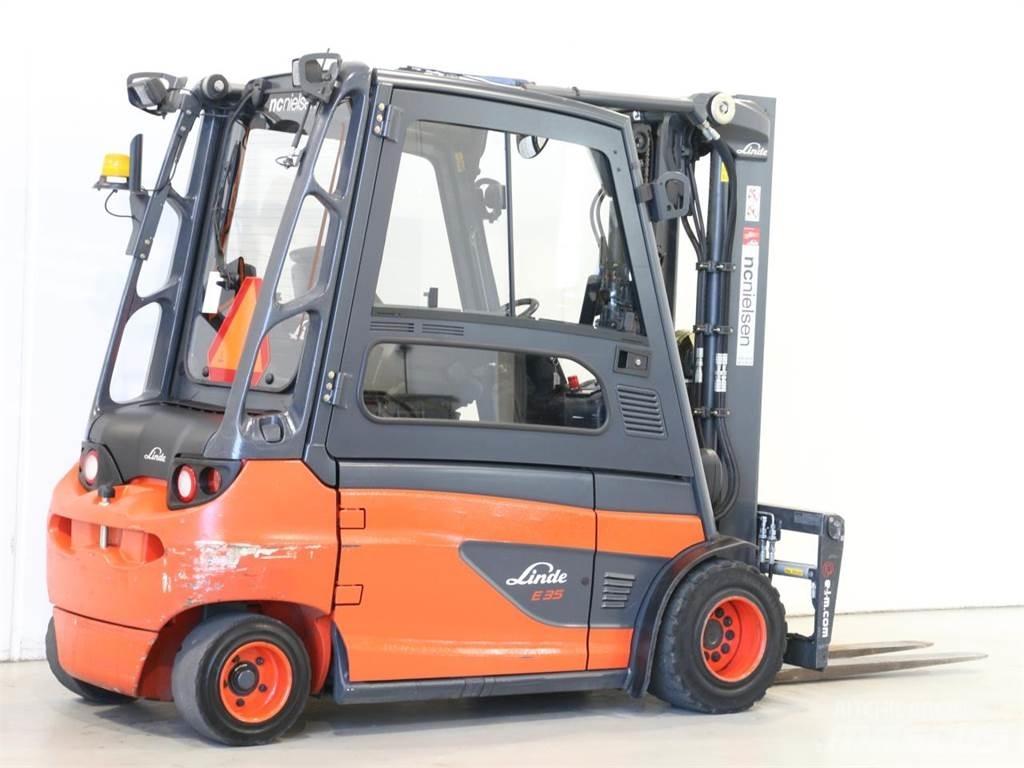 Linde E35L/387-01 شاحنات ذات رافعات شوكية تعمل بالكهرباء