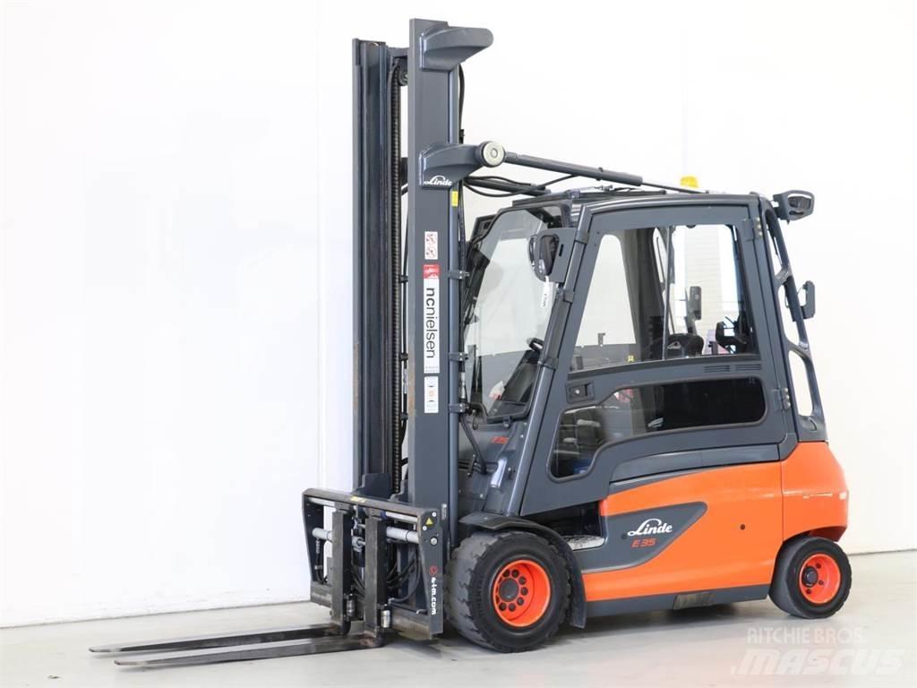 Linde E35L/387-01 شاحنات ذات رافعات شوكية تعمل بالكهرباء