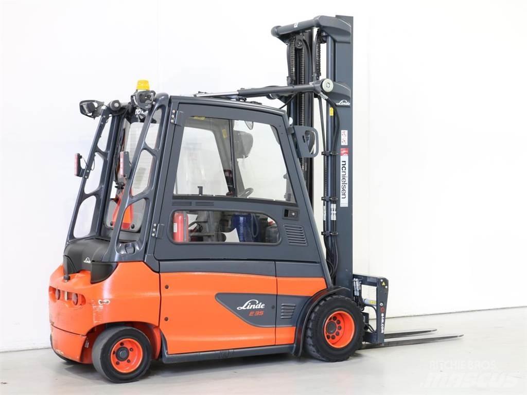 Linde E35L/387-01 شاحنات ذات رافعات شوكية تعمل بالكهرباء