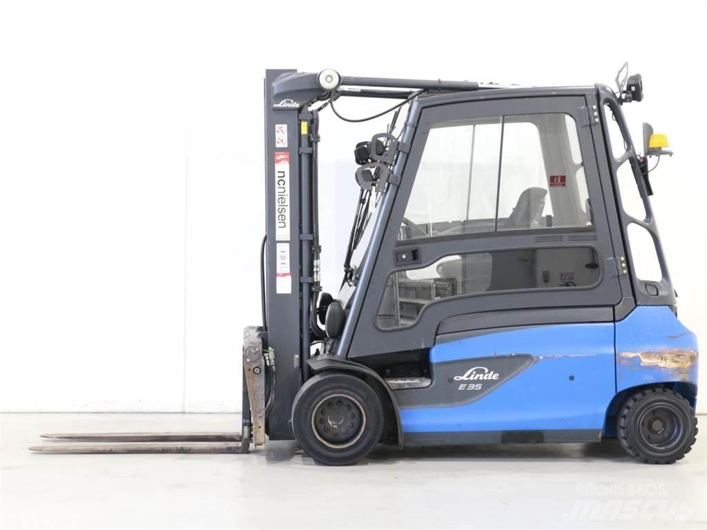 Linde E35L/387-01 شاحنات ذات رافعات شوكية تعمل بالكهرباء