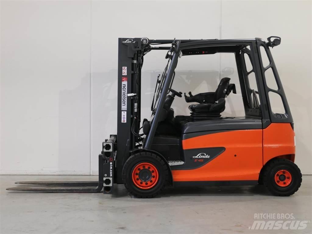 Linde E45/600HL/388 شاحنات ذات رافعات شوكية تعمل بالكهرباء