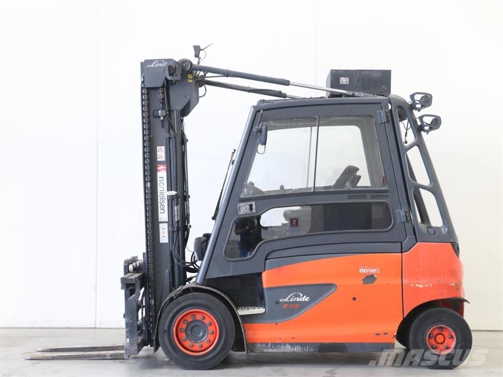 Linde E50HL/388 شاحنات ذات رافعات شوكية تعمل بالكهرباء