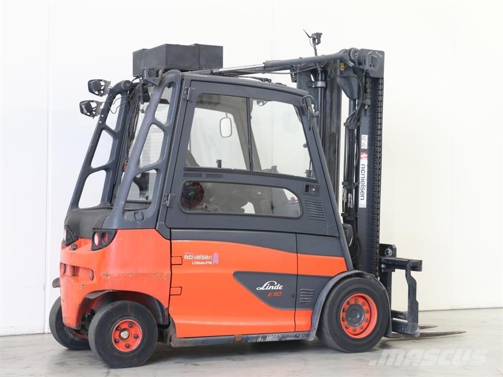 Linde E50HL/388 شاحنات ذات رافعات شوكية تعمل بالكهرباء