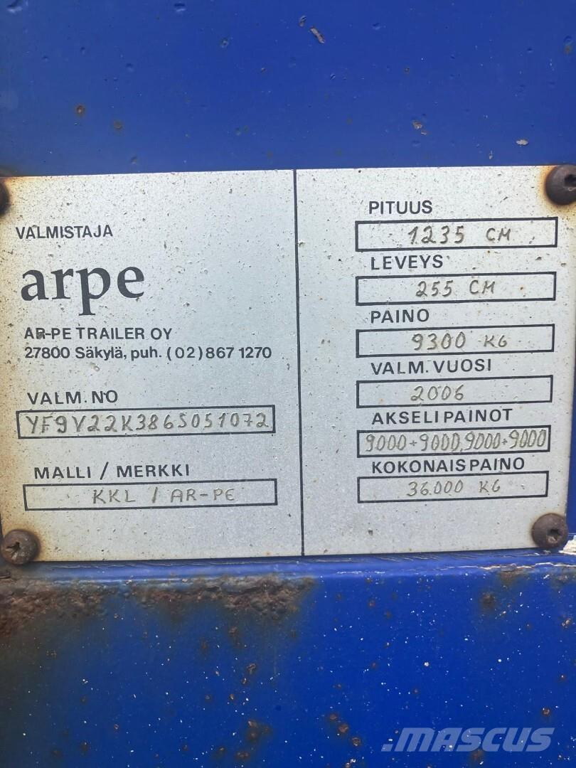 AR-PE KKL مقطورات بغطاء جانبي