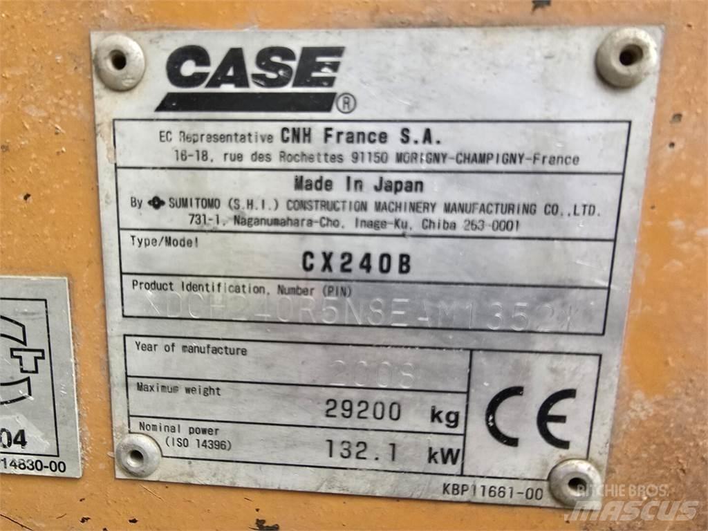 CASE CX 240 B حفارات زحافة