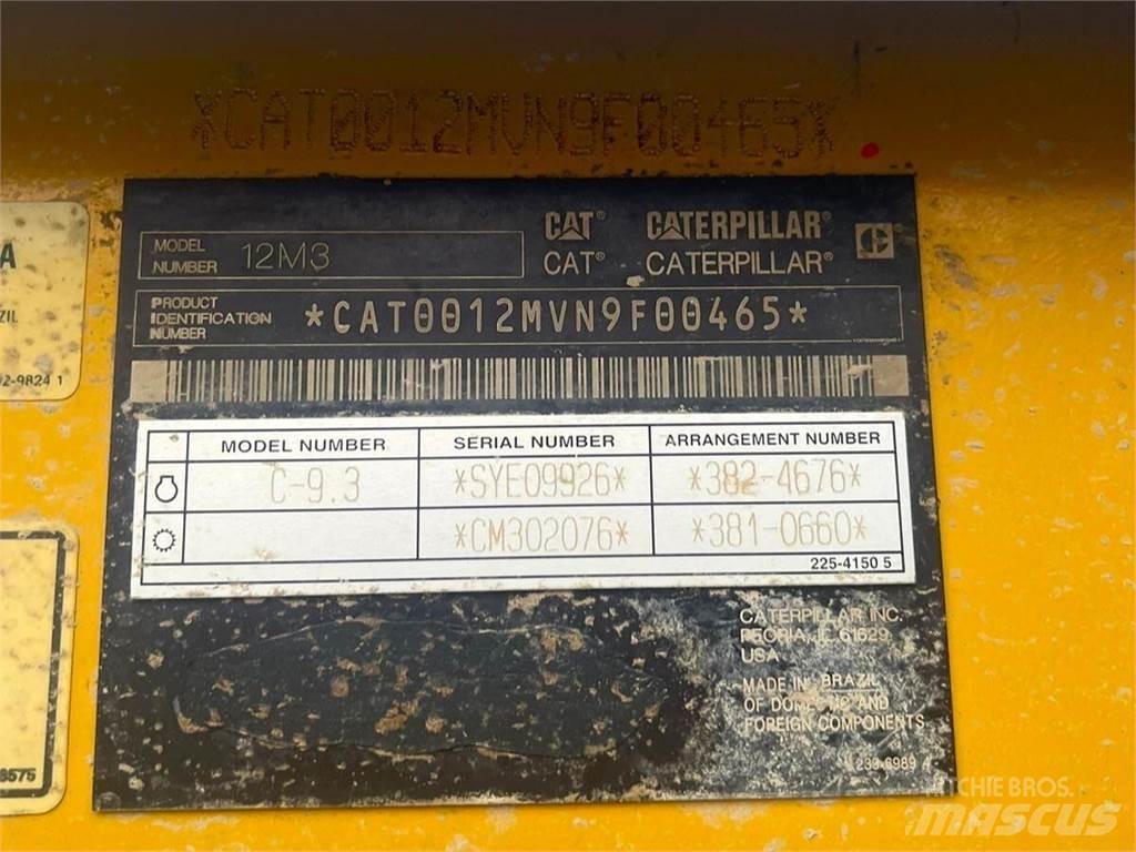 CAT 12M3 معدات تمهيد الطرق