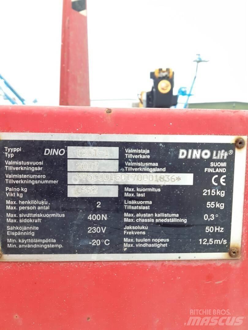 Dino 150T رافعات السارية الرأسية