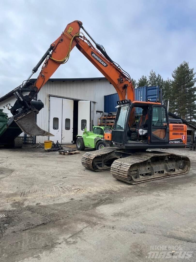 Doosan Dx160 Lc حفارات زحافة