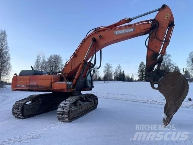 Doosan DX480LC حفارات زحافة