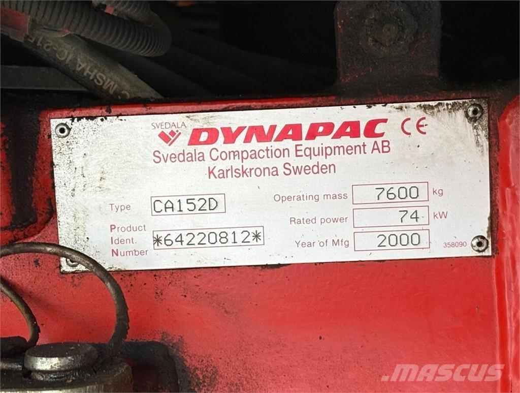 Dynapac CA 152 D معدات البناء - غير ذلك
