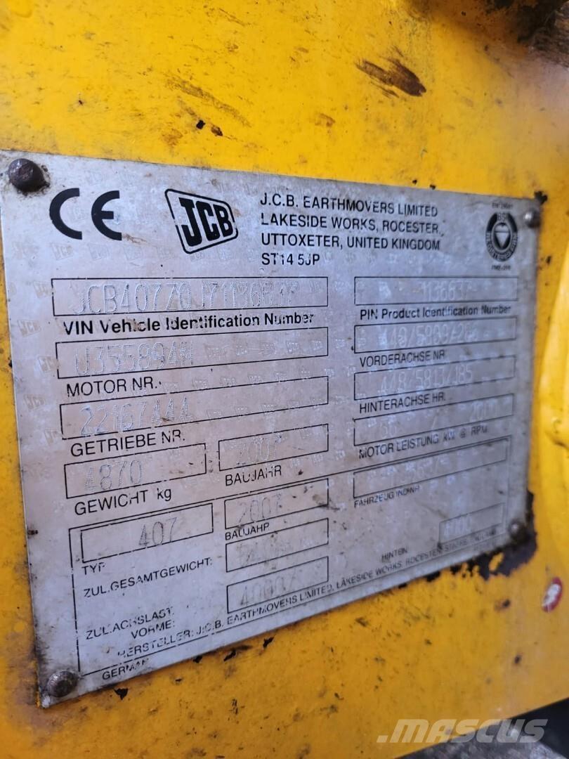JCB 407 ZX Super لوادر بعجل
