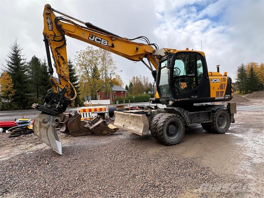 JCB JS 145 W Plus حفارات بعجل