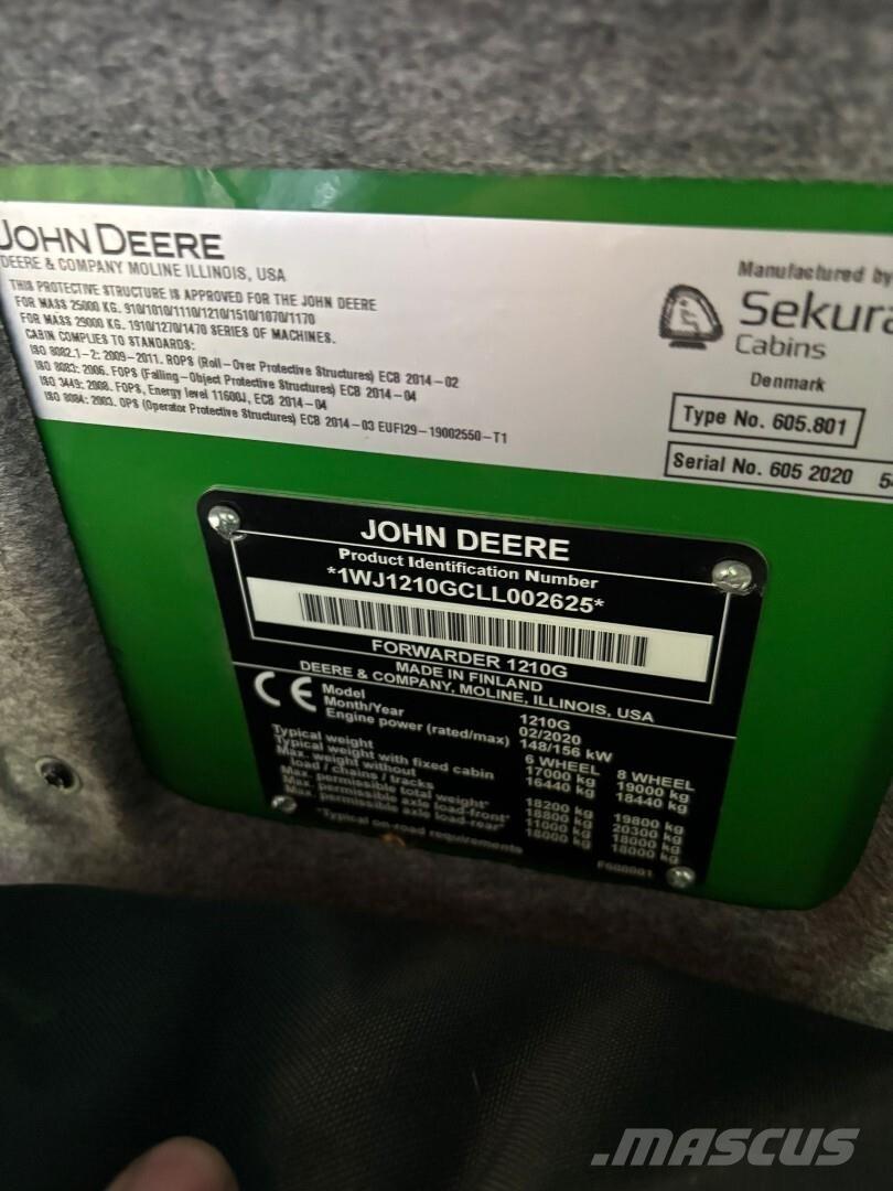 John Deere 1210G شاحنات