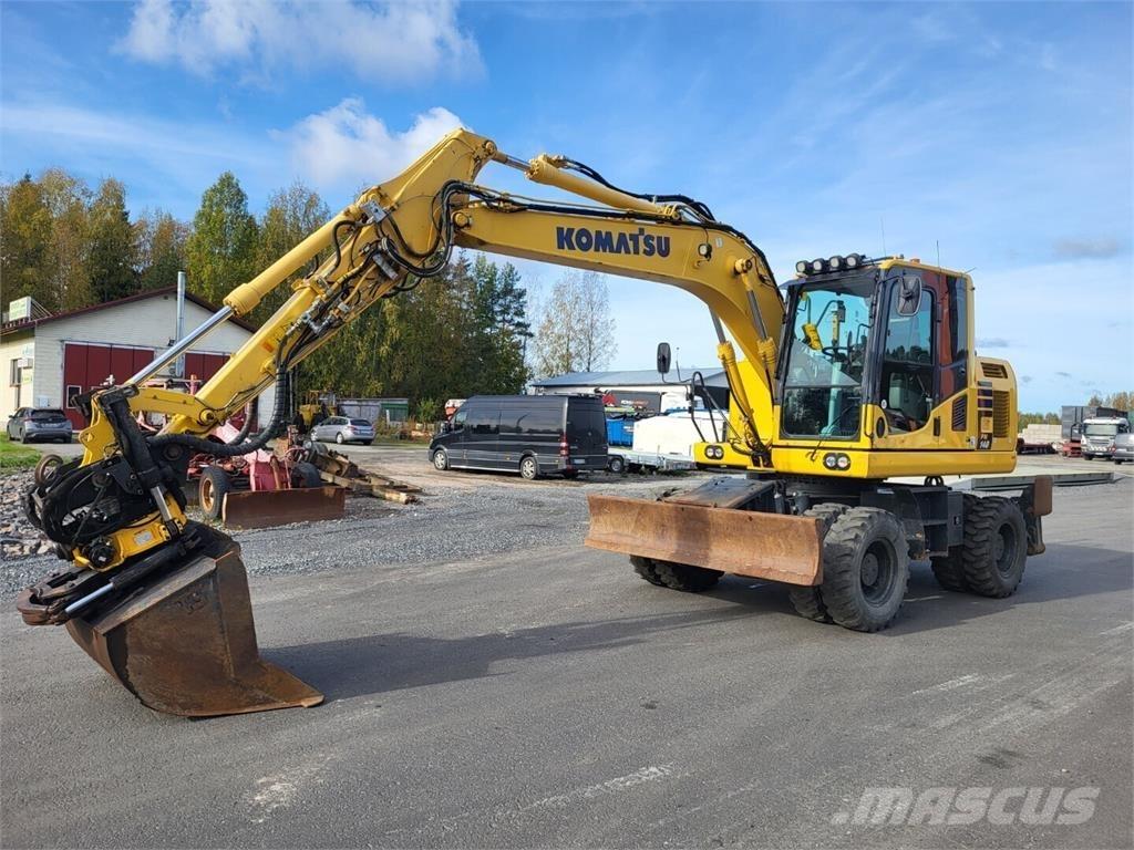 Komatsu PW 148-10 حفارات بعجل