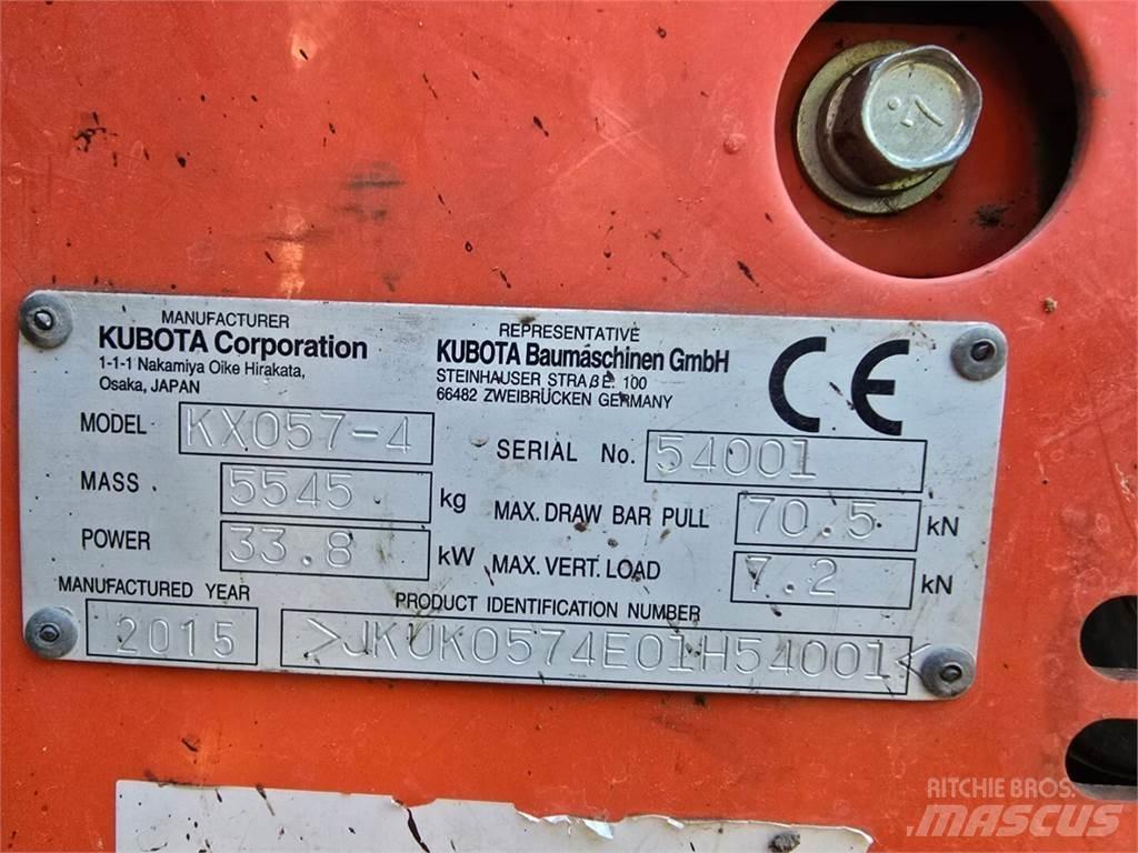 Kubota KX 057-4 حفارات زحافة