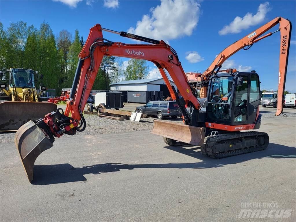 Kubota KX 080-4 حفارات وسط 7 طن - 12 طن