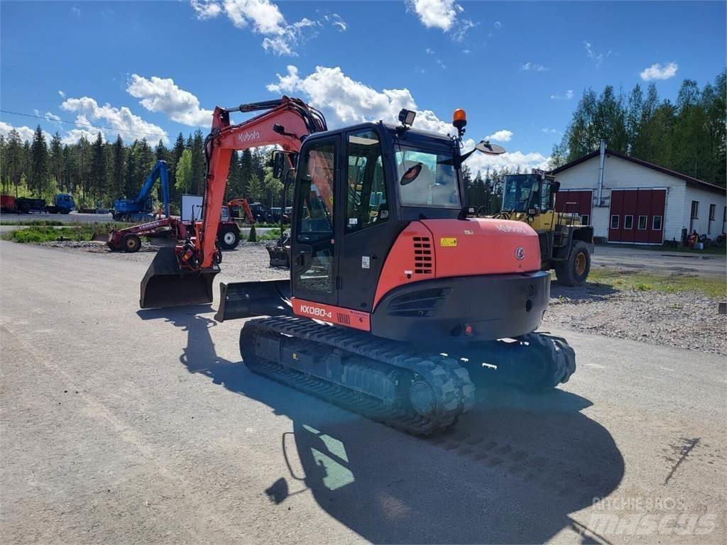 Kubota KX 080-4 حفارات وسط 7 طن - 12 طن