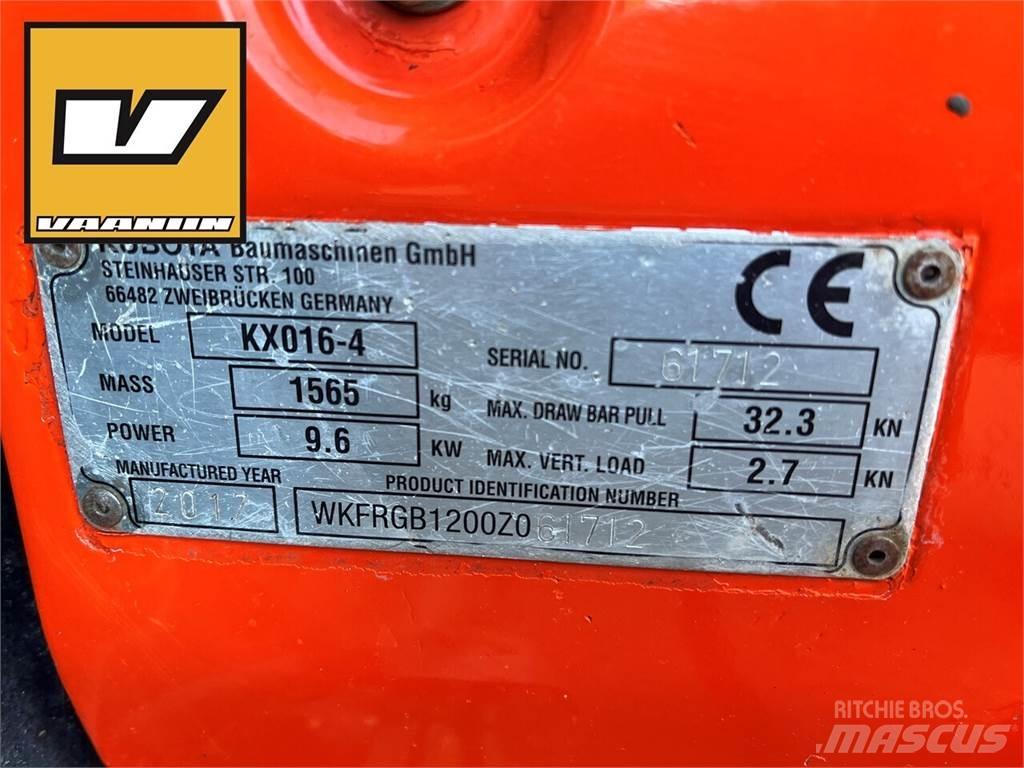 Kubota KX016-4 حفارات صغيرة أقل من 7 طن (حفارات صغيرة)