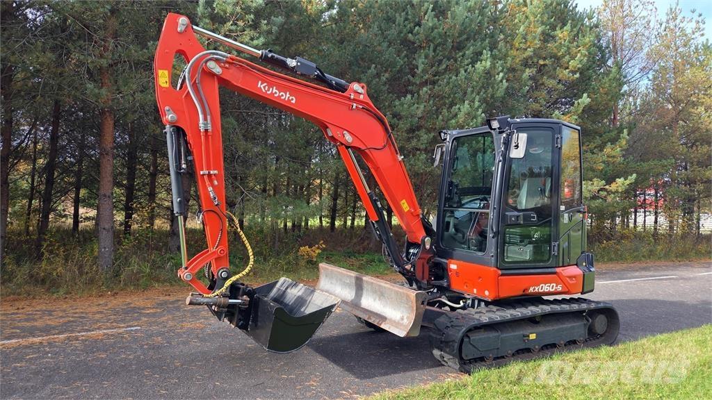 Kubota KX060-5 حفارات صغيرة أقل من 7 طن (حفارات صغيرة)