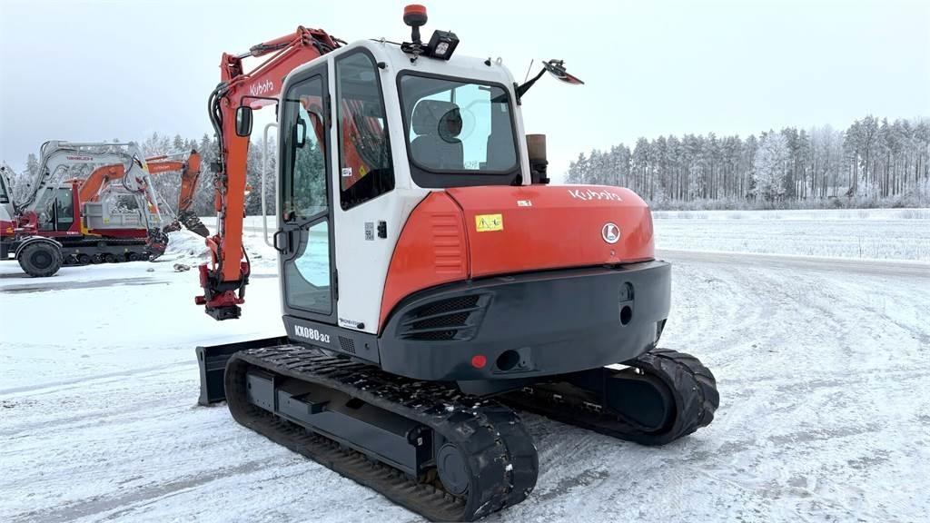 Kubota KX080-3 حفارات وسط 7 طن - 12 طن