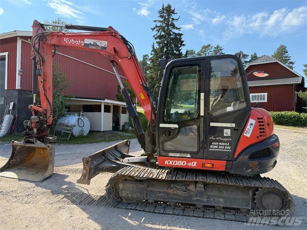 Kubota KX080-4 حفارات وسط 7 طن - 12 طن