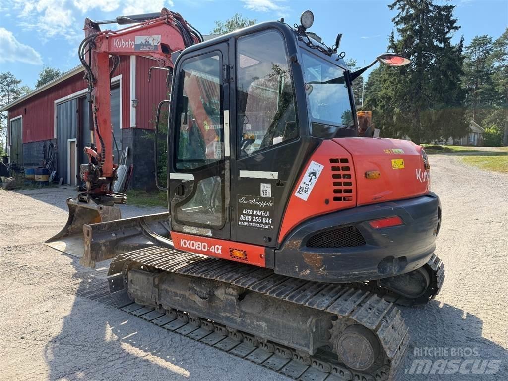Kubota KX080-4 حفارات وسط 7 طن - 12 طن