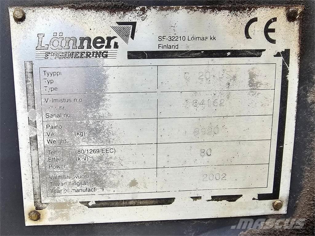 Lännen C 20 LS لوادر ذات جرافات عكسية