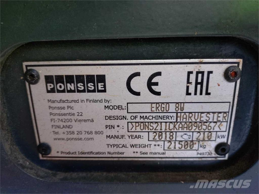 Ponsse Ergo حصادات
