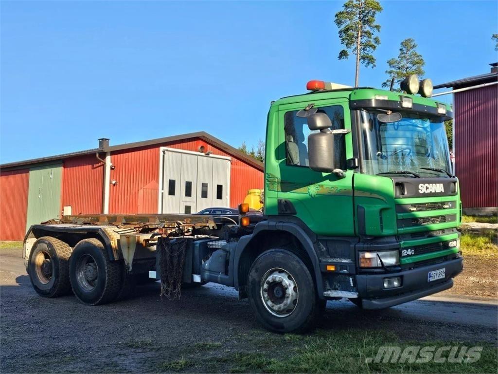 Scania 124C 6X4 شاحنات الرافعات الخطافية