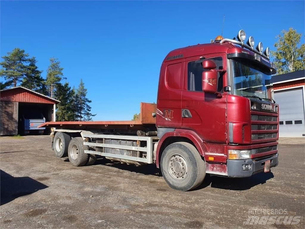 Scania 144G 460 شاحنات الرافعات الخطافية