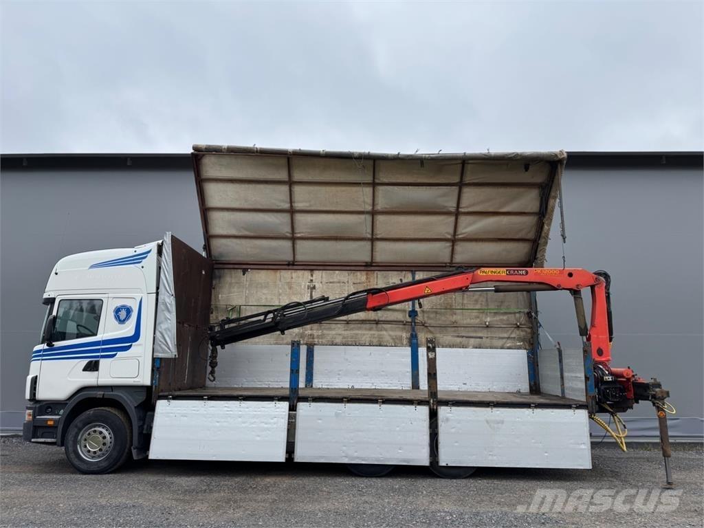 Scania 144G 6x2 شاحنات الرافعات