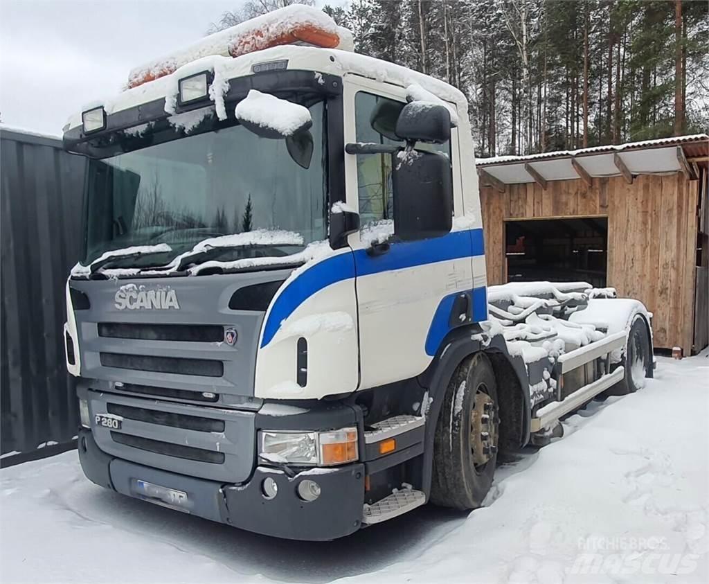 Scania P 280 شاحنات الرافعات الخطافية