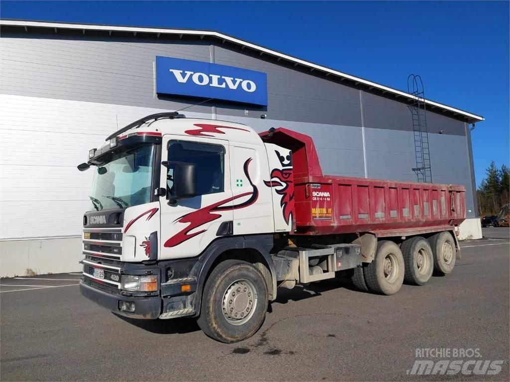 Scania P124 420hp شاحنات قلابة