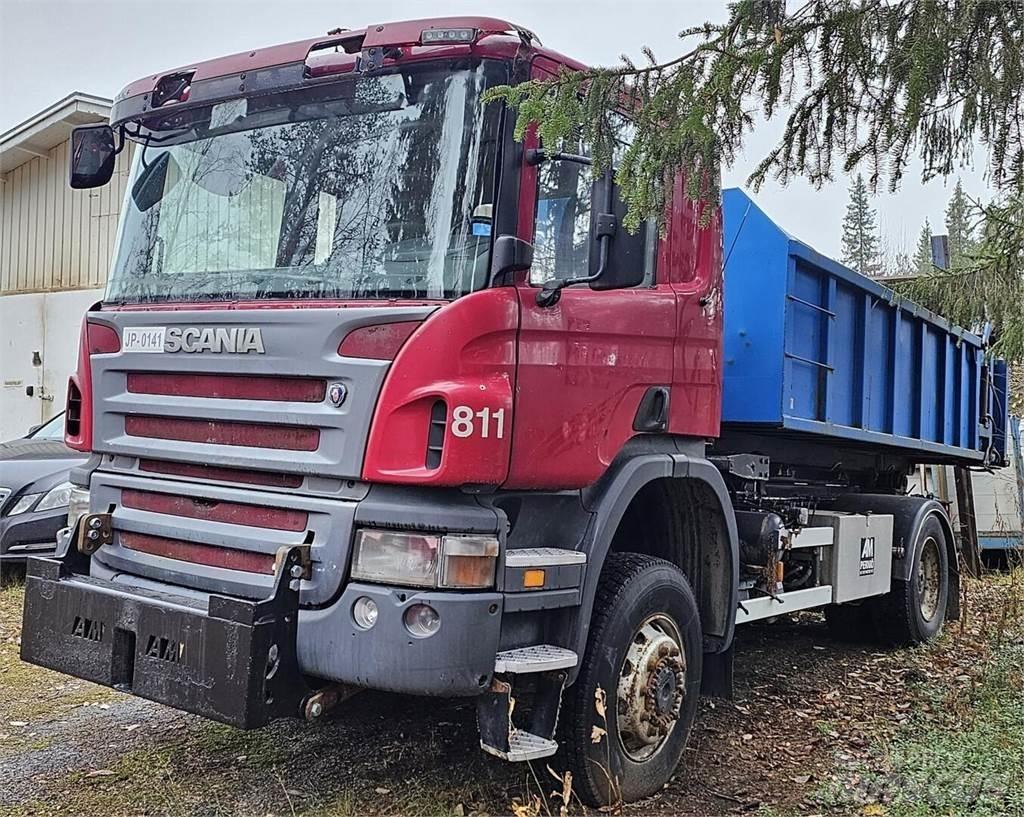 Scania P340 4x4 شاحنات الرافعات الخطافية