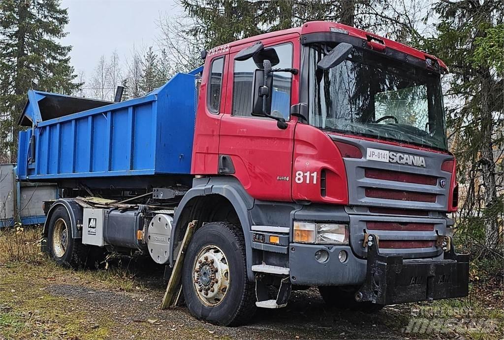 Scania P340 4x4 شاحنات الرافعات الخطافية