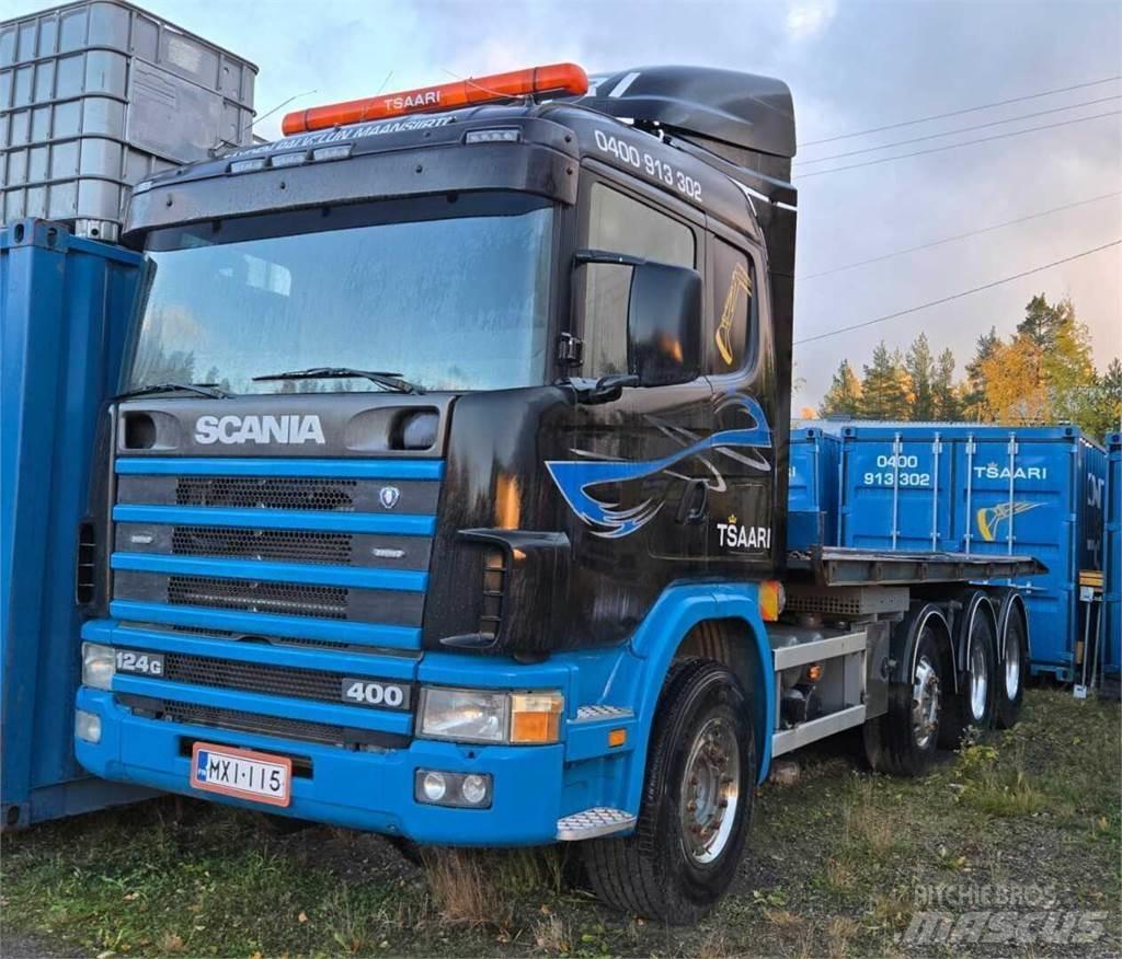 Scania R 124 GB شاحنات الرافعات الخطافية