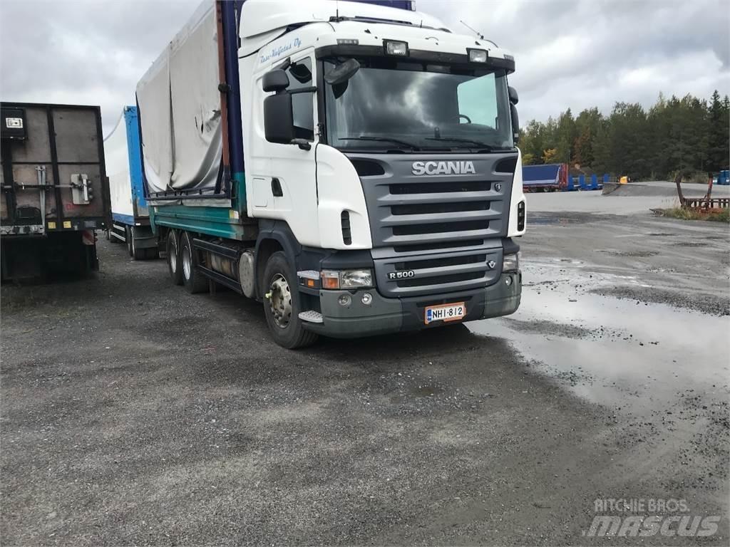Scania R 500 شاحنات نقل ألواح الخشب