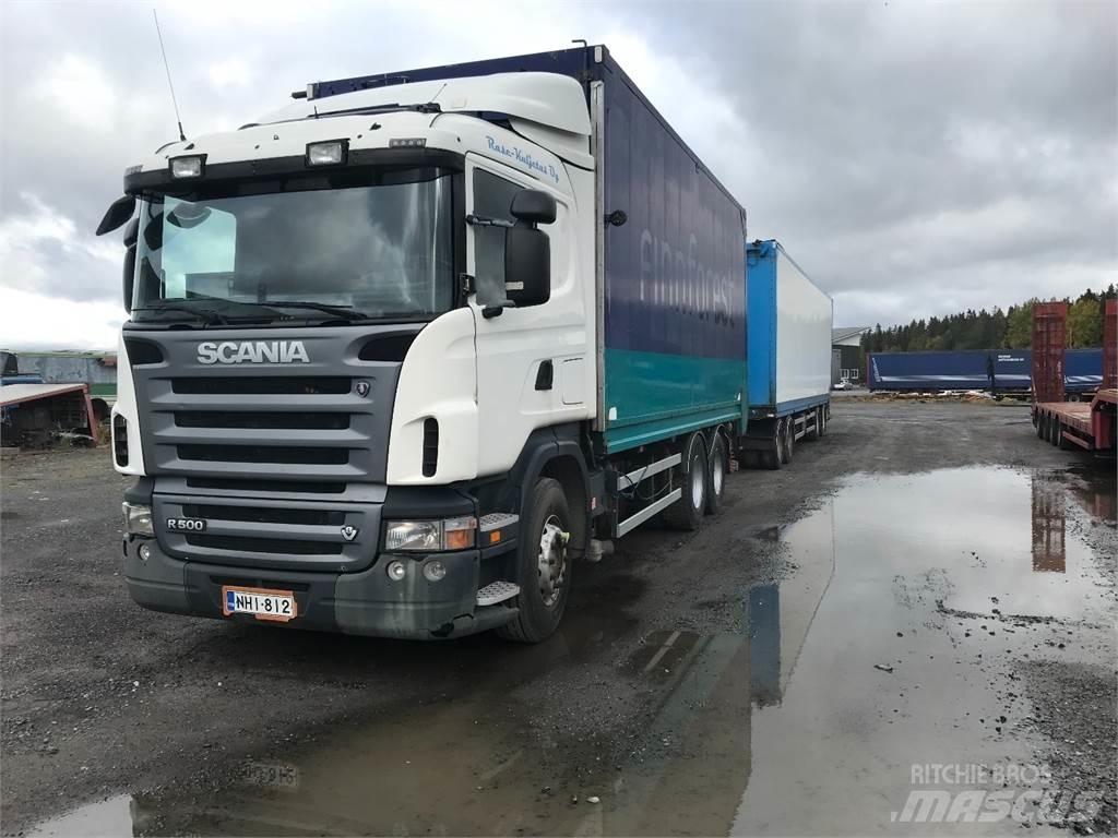 Scania R 500 شاحنات نقل ألواح الخشب
